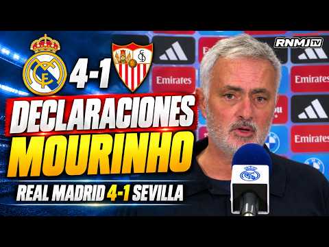 MOURINHO | Declaraciones HOY post <strong>Real</strong> Madrid 4-1 Sevilla (<strong>18</strong>/10/2026)
