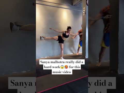 #sanya's effort is truly inspiring🔥#hard work pays off🥵#this video is a proof #aankh#sunidhichauhan