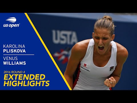 Karolina Pliskova v Venus Williams Extended Highlights | 2016 US Open Round 4