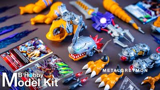 Digimon Adventure Metalgreymon Vaccine Model Kit | Beat Building ASMR
