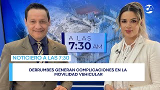 Derrumbes generan complicaciones en la movilidad vehicular #ALAS730AM (23/09/25)