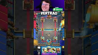 😱😂ZUSCHAUER FARMT AURA beim 1VS1 gegen MORTEN… #clashroyale