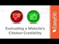 Evaluating Online Sources and Credibility