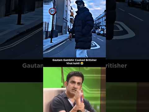 Gautam Gambhir Cooked Britisher Virat Kohli 👀😱 || #viratkohli #rcbians #trending