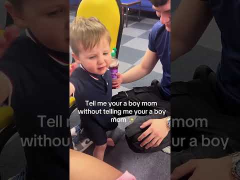 Jealous baby:won’t let mom touch dad #baby #funny