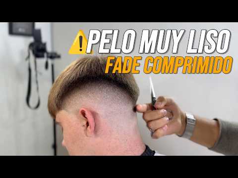 Como hacer FADE COMPRIMIDO LIMPIO en PELO MUY LISO 🤫