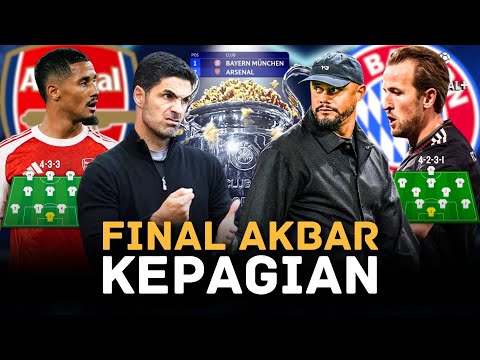 Taktik yang Bertabrakan di Emirates: Pertemuan Bayern dan Arsenal di Puncak Formasi