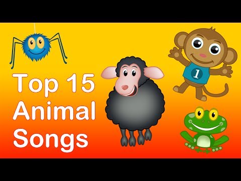 TOP 15 ANIMAL SONGS | Compilation | Nursery Rhymes TV | English Songs For Kids