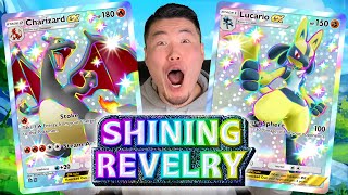 ON THE FIRST PACK?! Shining Revelry Shiny Hunting! (Pokémon TCG Pocket)