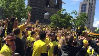 You never walk alone ( BVB ) Fanfest Berlin DFB Pokalfinale