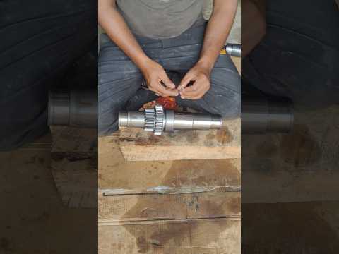 585 XP Plus counter shaft fitting #automobile #tractorrepair #mechaniclife #agriculture #farmparts