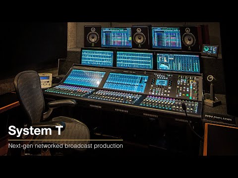 An introduction to System T, Solid State Logic's next-gen broadcast prodction platform.