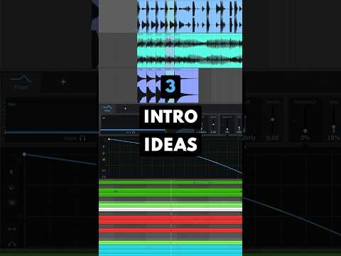 3 Intro Ideas For Your Beats (In 40 Seconds)