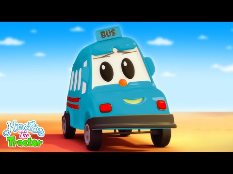 Wheels on the Bus, Boo Boo Song + Collection of Hector the Tractor Nursery Rhymes for Children