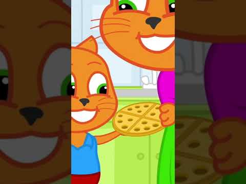 Familia de Gatos - POP IT Dibujos animados para niños
