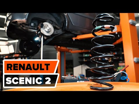How to replace Rear Springs on RENAULT SCENIC 2 TUTORIAL | AUTODOC