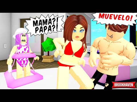 ESPIANDO PAREJAS ODERS VESTIDA DE BEBE en ROBLOX BROOKHAVEN RP - KATY ROBLOX
