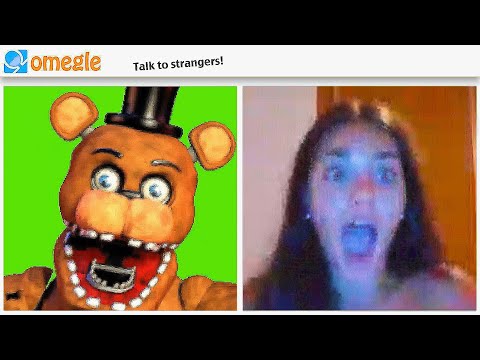 ASUSTANDO GENTE EN OMEGLE #4 (trolleando con screamers de FNAF)