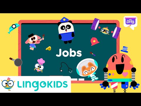 Learn About Jobs 🧑‍🎨🧑‍🚒🧑‍🏫 | VOCABULARY FOR KIDS | Lingokids