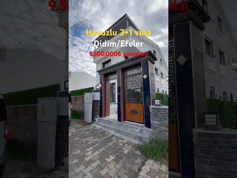 DİDİM EFELERDE HAVUZLU SATILIK FIRSAT VİLLALAR #didim #satılık #villa