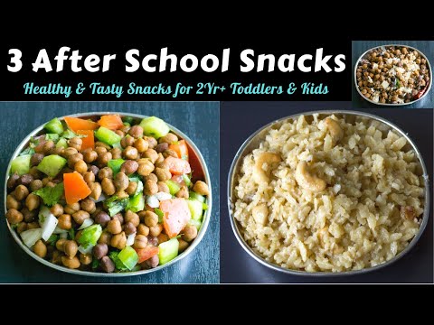 3 Healthy After-School Snacks for 2Yr+ Toddlers & Kids | Quick & Easy, Sweet & Hot Afternoon Snacks!