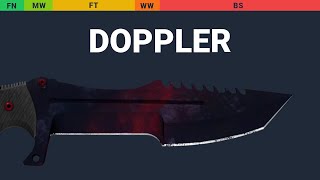 Huntsman Knife Doppler Wear Preview