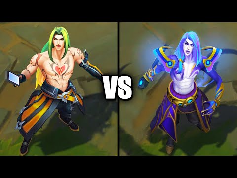Winterblessed Camille vs Prestige Winterblessed Camille Skins Comparison  (League of Legends) 
