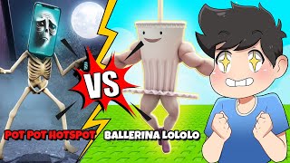Brainrot Noob vs Pot Pot Hotspot | Roblox | Brainrot Evolution