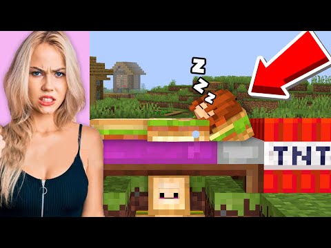 SEVGİLİMİ MİNECRAFT'ta TROLLEDİM! (AYRILDIK)