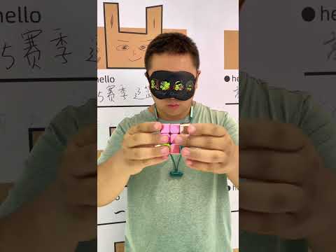 Colorful 3x3 Rubik's Cube, very good looking and very useful #rubik'scube #blindcube #3x3