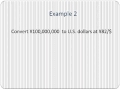 Currency Conversion Concepts and Techniques