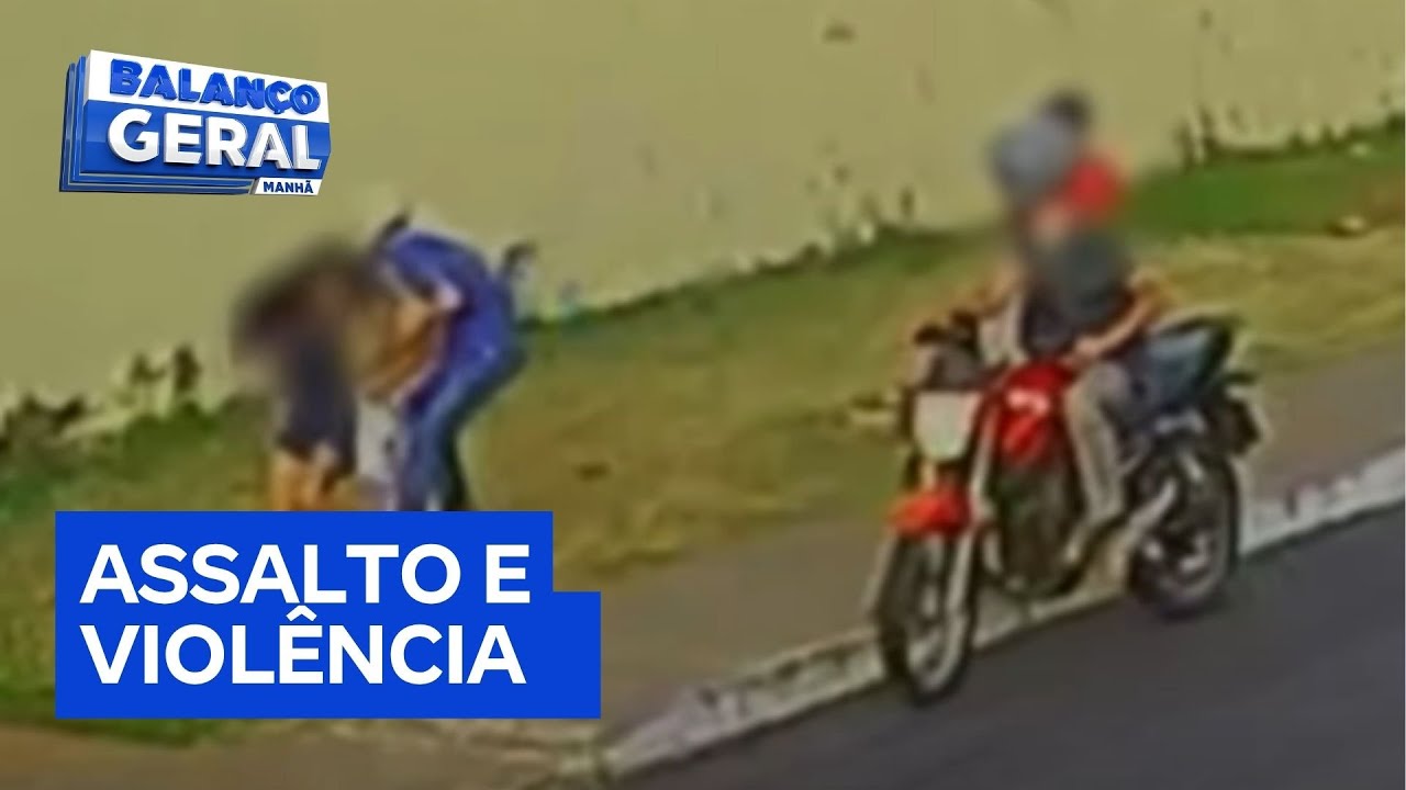 Irmãos são perseguidos e assaltados por dupla em moto