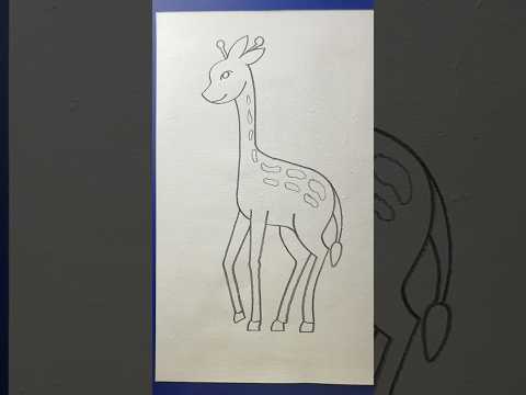 How to draw a giraffe step by step for beginners