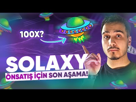🔥 Son Çağrı! | Solaxy Önsatışı: Solana'daki İlk L2 Projesi 🚀 #presale #solana