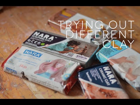 Trying Out Different Clay | enon art vlog #33