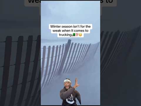 Y’all drive in the winter?🚛🤔 #DroppNHook #TheTruckersTrap #Truckers #18Wheelin #TruckingIndustry