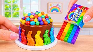 Amazing Rainbow Chocolate Cake Recipe 🌈🍫 Best of Miniature Cake Decorating By Wonder Cake