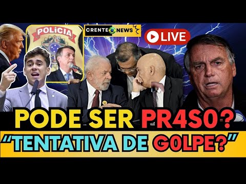 🚨 URGENTE: BOLSONARO PODE SER PRESO POR GOLPE PELA PF ?? #noticias  #politica #bolsonaro