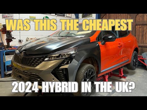 REPAIRING A CRASH DAMAGED 2024 HYBRID PHEV CLIO SALVAGE