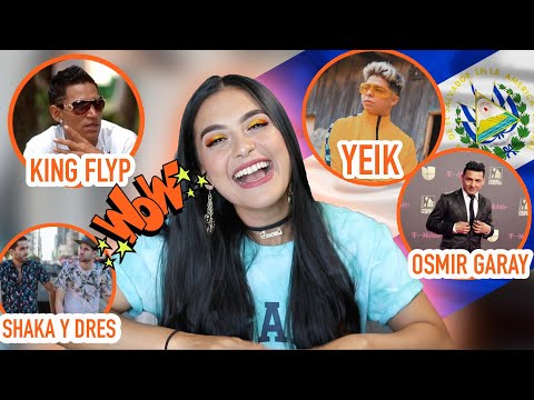 REACCIONANDO a cantantes SALVADOREÑOS * Quedé con la boca abierta *