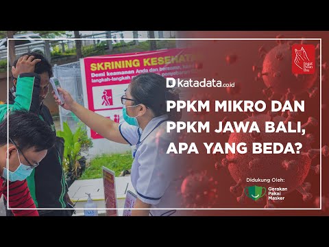 PPKM Mikro dan PPKM Jawa Bali, Apa yang Beda? | Katadata Indonesia