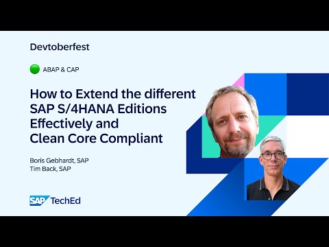 [ #Keynote ] ABAP Cloud and Generative AI Powering the Clean Core Strategy
