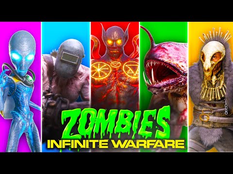 TOUS les SECRETS ZOMBIES de INFINITE WARFARE en 1 VIDÉO 🧟 (Les 5 Maps & Méphistophélès le goat)