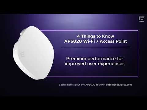 4 Things to Know About the AP5020 Wi-Fi 7 Access Point