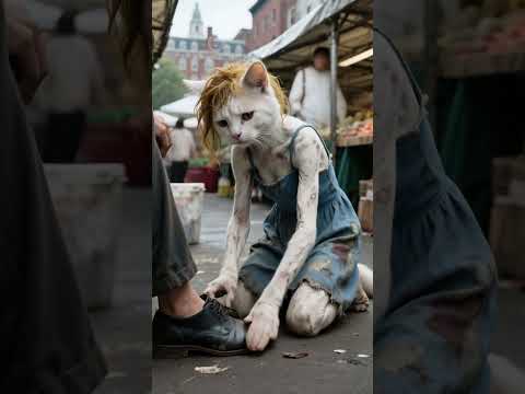 Poor Little Kitten: From Stray to Loved - A Heartwarming Rescue Tale