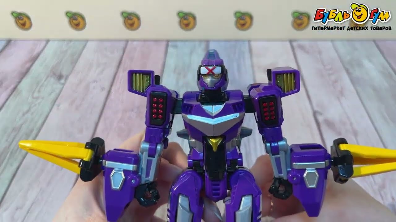 Трансформер METALCARDBOT Шэдоу Экс 17см с 3лет - видео Трансформер METALCARDBOT Шэдоу Экс 17см с 3лет - видео