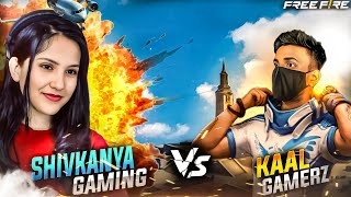 Shivkanya Gaming 😍Vs Kaal Gamerz  👽 1v1 Garena free fire🔥