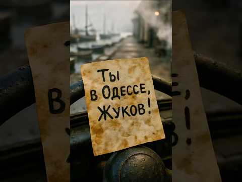 “Ты В Одессе, Жуков!” — И Авто Нет!#shorts #история