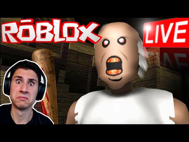 HILARIOUS ROBLOX LIVE STREAM! ? Roblox Granny Roblox Baldi's Basics Obby Roblox Jailbreak UPDATED