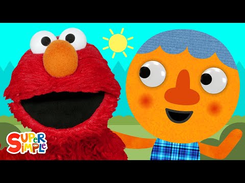 Sesame Street & Super Simple Songs Sing What's Your Name? | Kids Song | Let's Be Friends!
